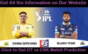 Read more about the article IPL 2023 GT Vs CSK 1st Match Prediction Bhavishyavaani Astrology 100% True Winning Report