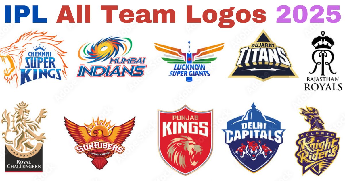 You are currently viewing IPL All Team Logos 2025: IPL Team Symbols, Mottos, Colors, and Designs