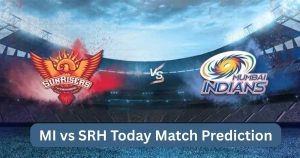 Read more about the article 🏏 MI vs SRH Today Match Prediction – Who Will Win? 100% Sure Prediction, Astrology, Dream11 & Toss Insight