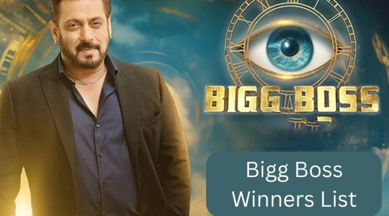 Bigg Boss Winners List