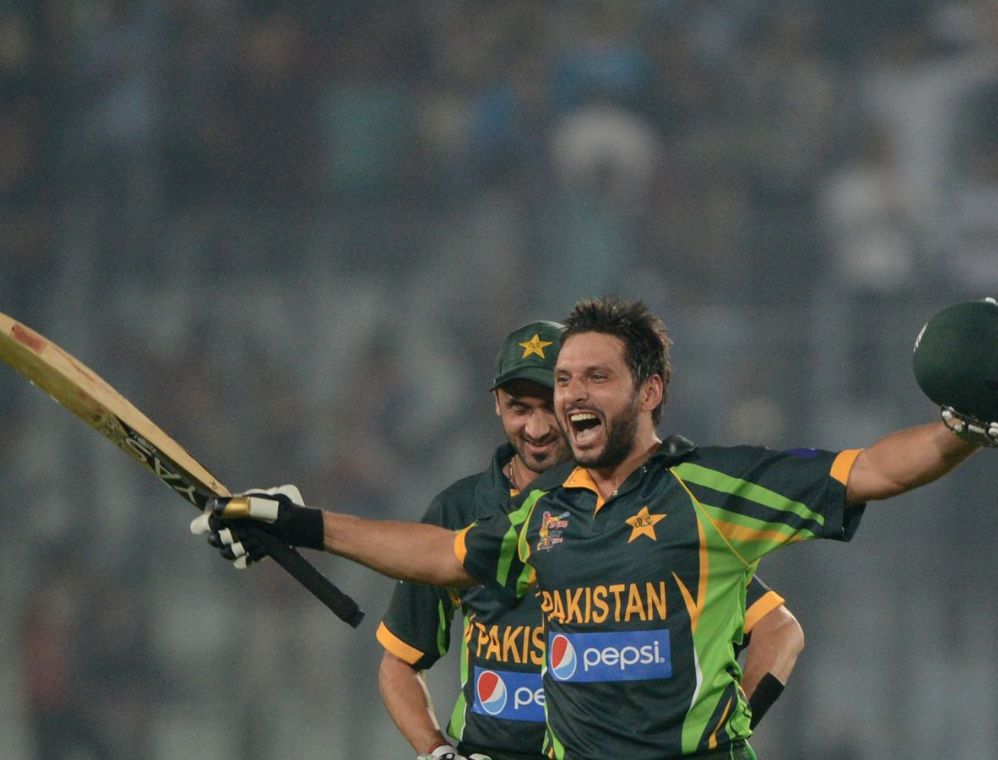 Shahid Afridi’s Last-Ball Sixes (2014 Asia Cup, Mirpur)