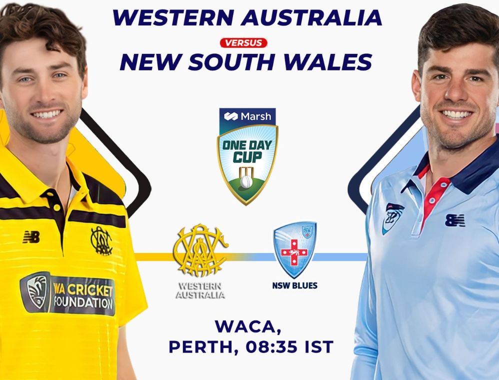 WA vs NSW Dream11 Prediction, 9th Match, Australia Domestic One-Day Cup 2025 | Fantasy Tips, Playing XI, Pitch Report