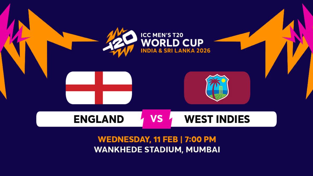 ENG vs WI Dream11 Prediction, Match 15 – ICC Men’s T20 World Cup 2026 Fantasy Tips, Playing XI