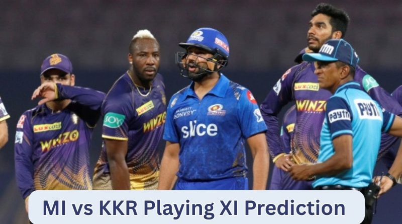 MI vs KKR playing 11 prediction probable XI IPL 2026