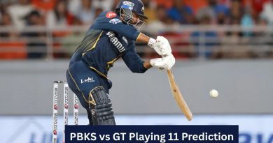 PBKS vs GT Playing 11 Prediction