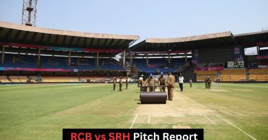 SRH vs RCB pitch report Chinnaswamy Stadium IPL 2026