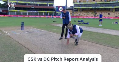 CSK vs DC Pitch Report Analysis