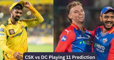 CSK vs DC Playing 11 Prediction