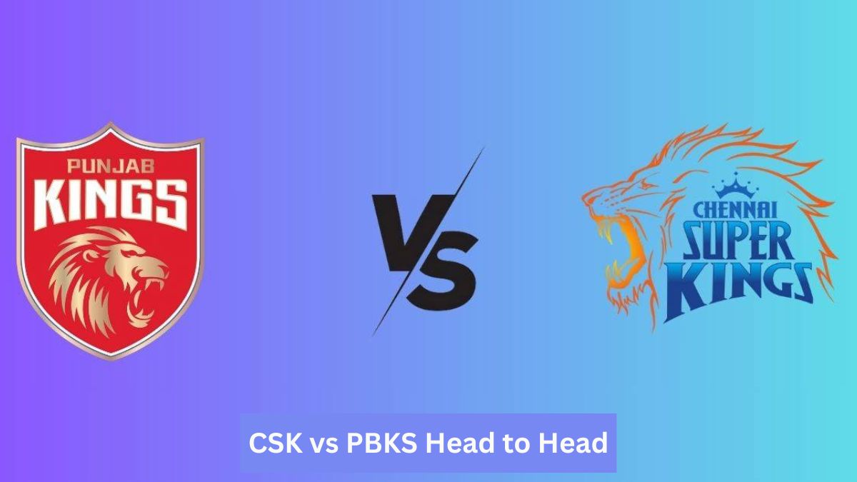 CSK vs PBKS Head to Head IPL 2026 – Full Stats, Last 5 Matches & Rivalry Analysis