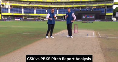 CSK vs PBKS Pitch Report Analysis
