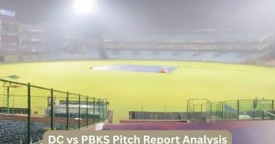 DC vs PBKS Pitch Report Analysis