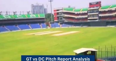 GT vs DC Pitch Report Analysis