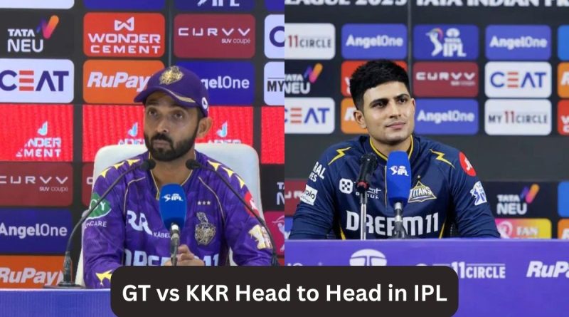 GT vs KKR Head to Head in IPL