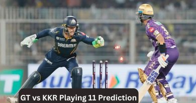GT vs KKR Playing 11 Prediction