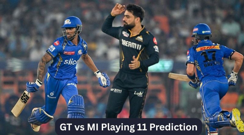 GT vs MI Playing 11 Prediction