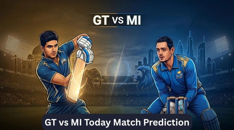 GT vs MI Today Match Prediction