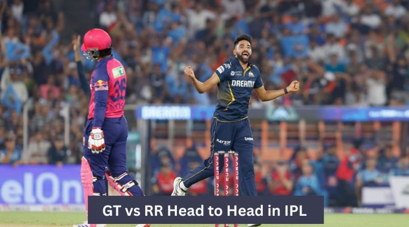 GT vs RR Head to Head in IPL