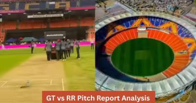 GT vs RR Pitch Report Analysis