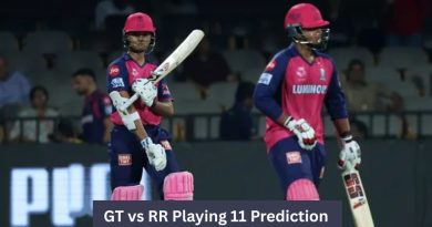 GT vs RR Playing 11 Prediction