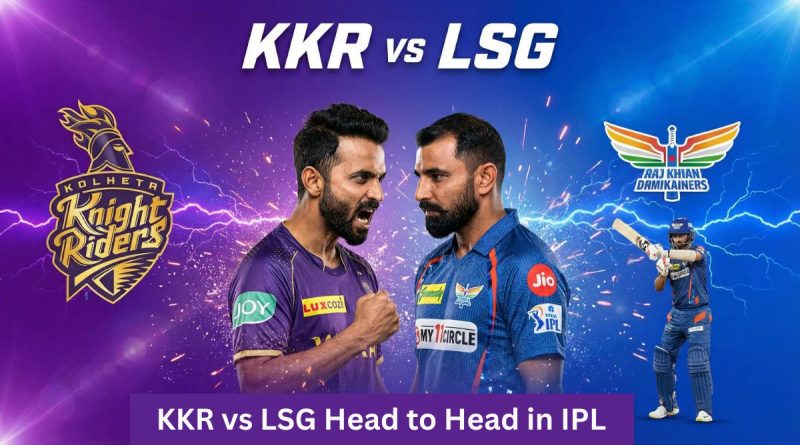 KKR vs LSG Head to Head in IPL