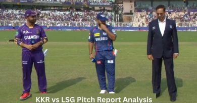 KKR vs LSG Pitch Report Analysis