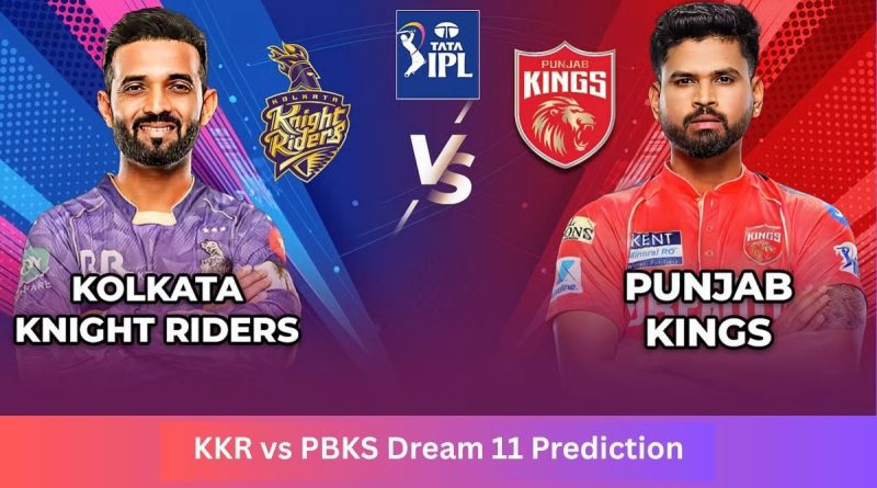 KKR vs PBKS Dream 11 Prediction