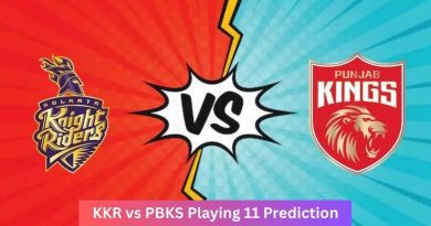 KKR vs PBKS Playing 11 Prediction
