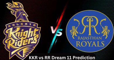KKR vs RR Dream 11 Prediction