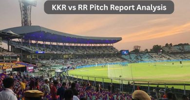 KKR vs RR Pitch Report Analysis