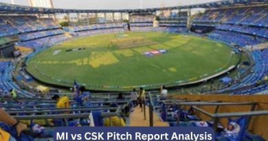 MI vs CSK Pitch Report Analysis