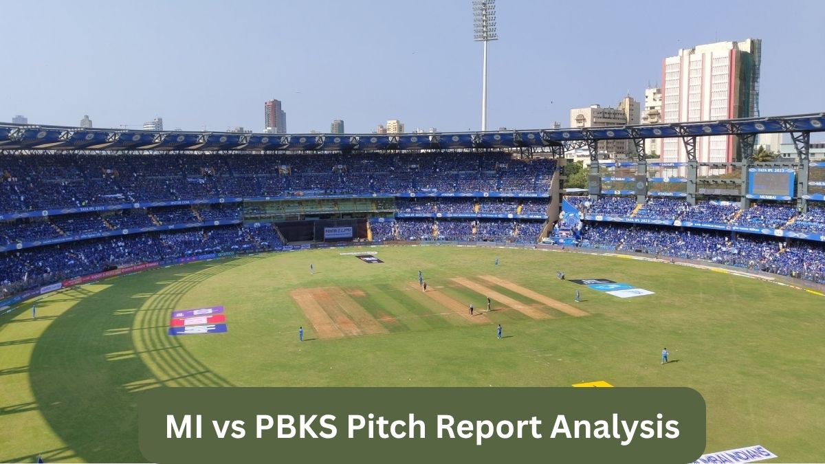 MI vs PBKS Pitch Report IPL 2026, Wankhede Stadium Mumbai Pitch Analysis