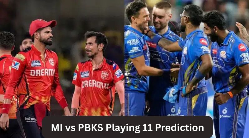 MI vs PBKS Playing 11 Prediction