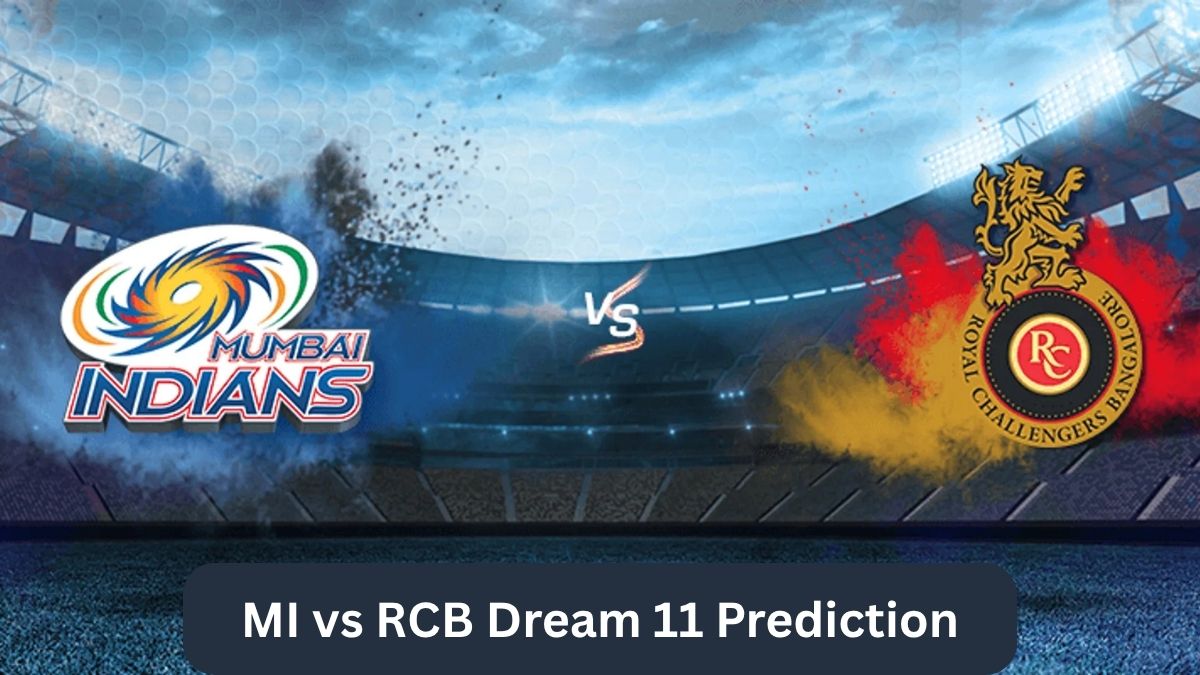 MI vs RCB Dream11 Prediction IPL 2026, Fantasy Team, Captain & Vice Captain Picks