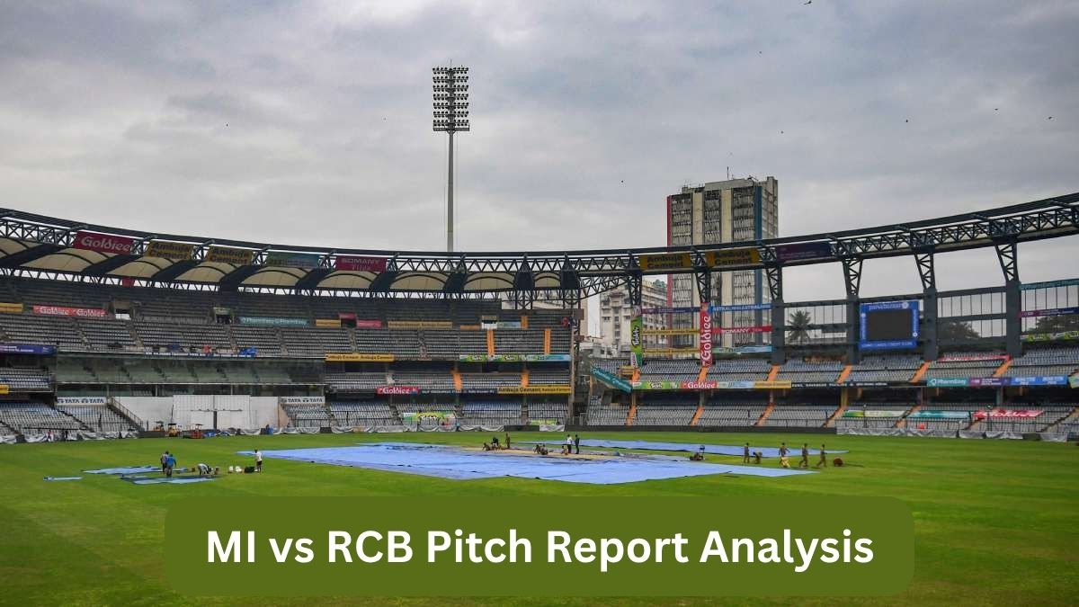MI vs RCB Pitch Report IPL 2026, Wankhede Stadium Mumbai Pitch Analysis