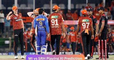 MI vs SRH Playing XI Prediction