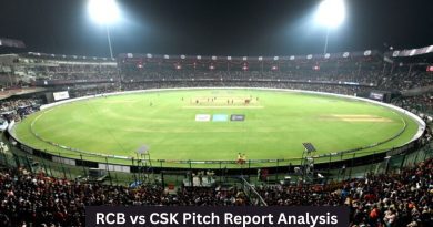 RCB vs CSK Pitch Report Analysis