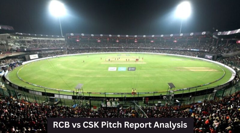 RCB vs CSK Pitch Report Analysis