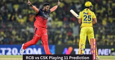 RCB vs CSK Playing 11 Prediction