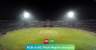 RCB vs DC Pitch Report Analysis