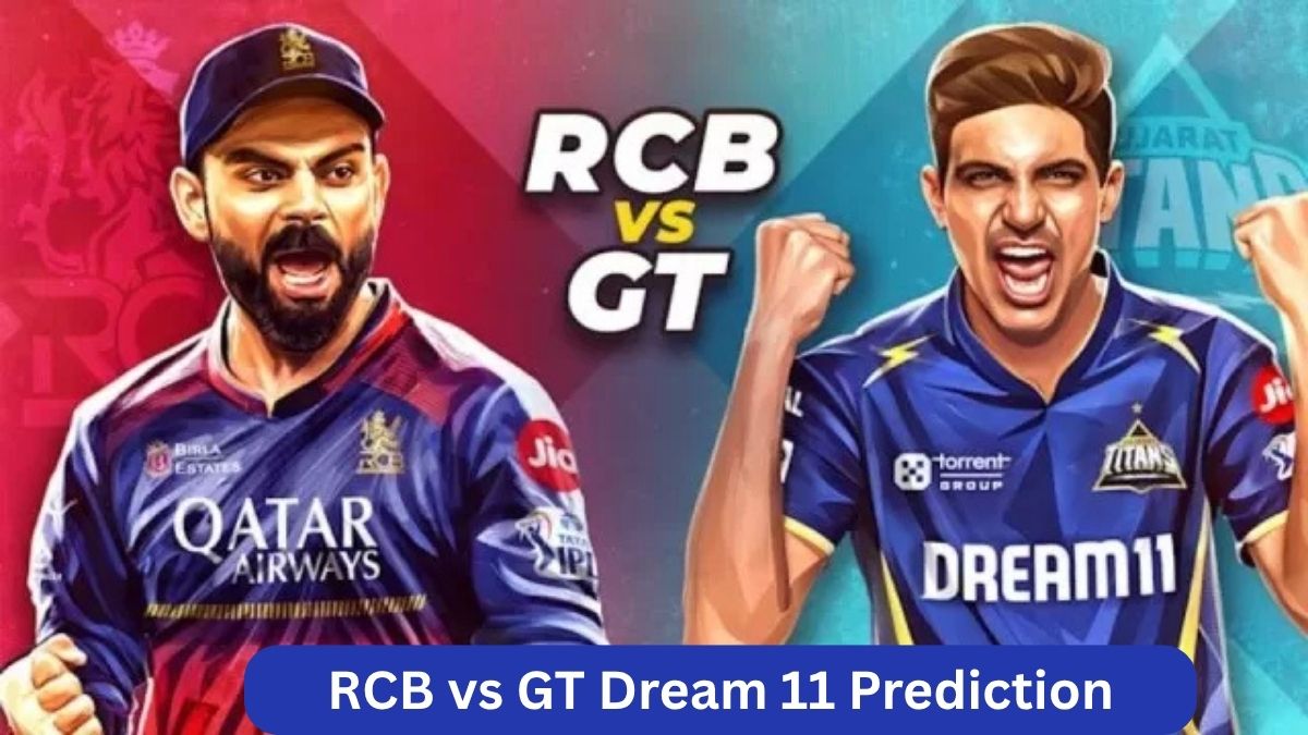 RCB vs GT Dream11 Prediction IPL 2026, Best Fantasy Team, Captain & Vice Captain Picks