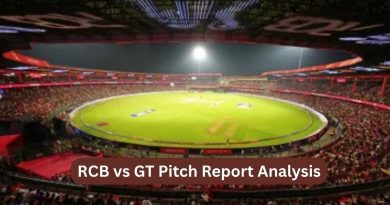 RCB vs GT Pitch Report Analysis