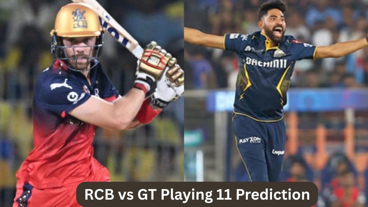 RCB vs GT Playing XI Prediction IPL 2026, Confirmed Lineups & Team Analysis