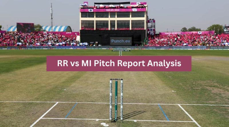 RR vs MI Pitch Report Analysis