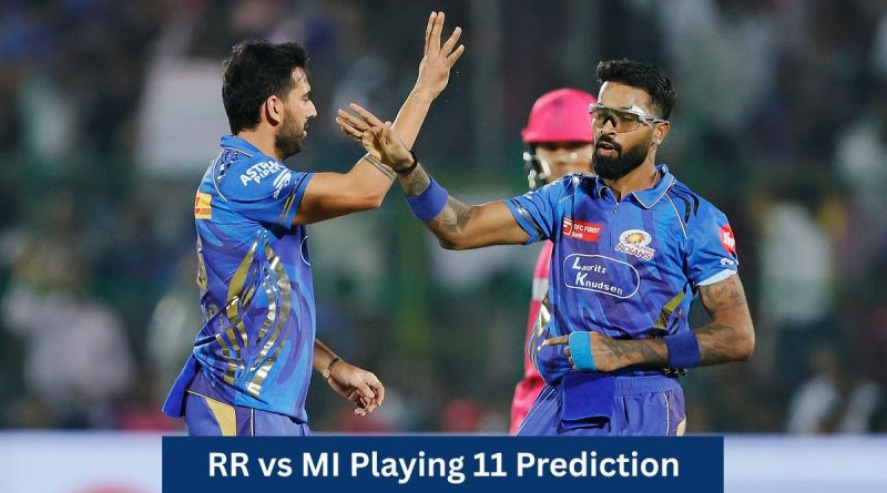 RR vs MI Playing 11 Prediction