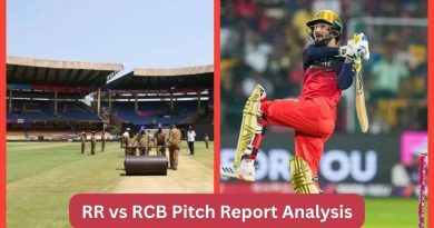 RR vs RCB Pitch Report Analysis
