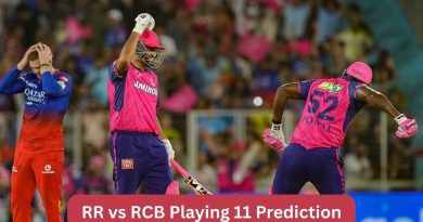 RR vs RCB Playing 11 Prediction