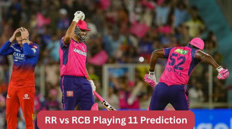 RR vs RCB Playing 11 Prediction