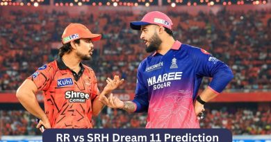RR vs SRH Dream 11 Prediction