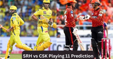 SRH vs CSK Playing 11 Prediction