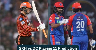 SRH vs DC Playing 11 Prediction